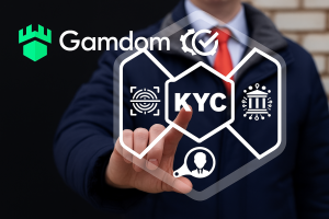 Gamdomは個人情報の収集を最小限に抑えた「ライトKYC」設計です。