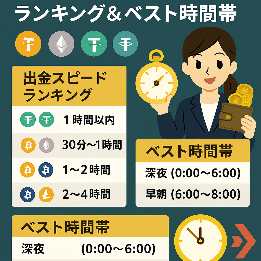 Gamdomカジノの出金スピードランキング＆ベスト時間帯